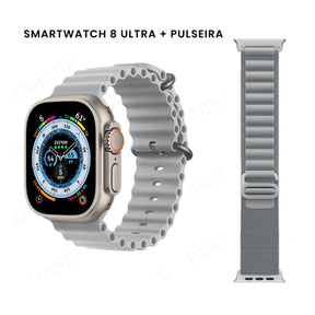 Smartwatch Iwo 16 Series 8 Ultra + Pulseira - Loja Rinove